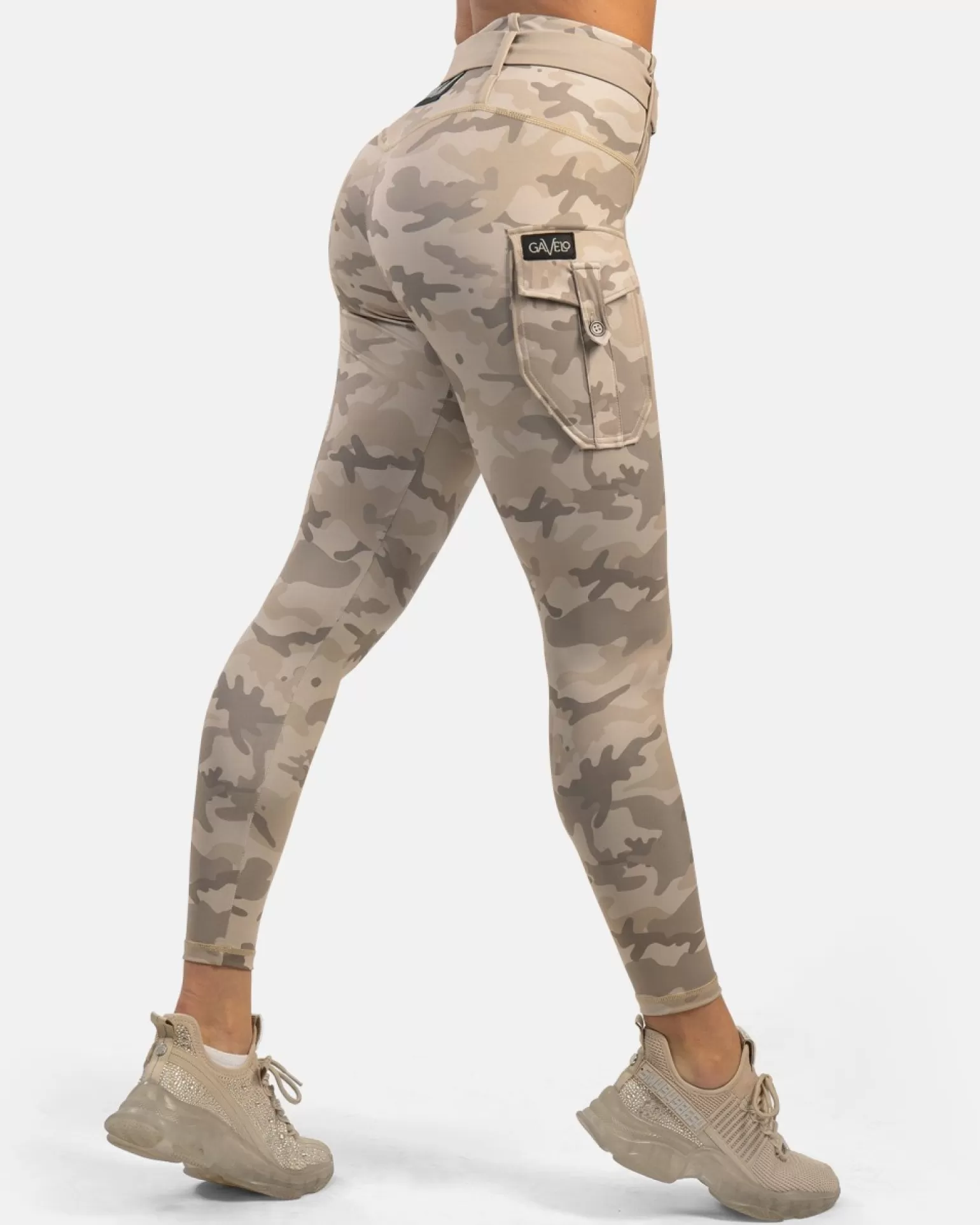 Women Gavelo Leggings^ Cargo Leggings Sand Dune