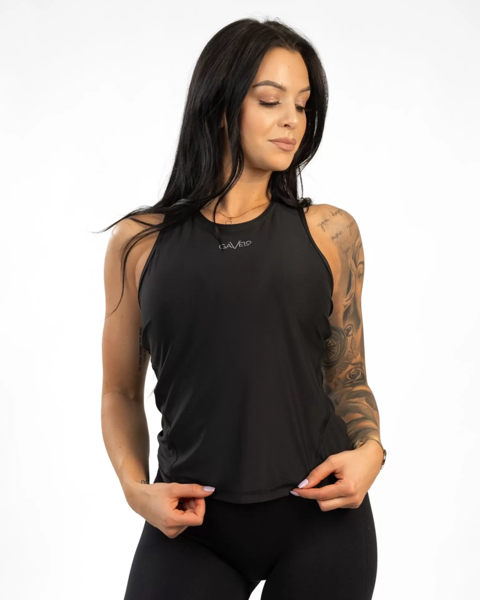 Women Gavelo Tank Tops^ Empower Tank Top Black