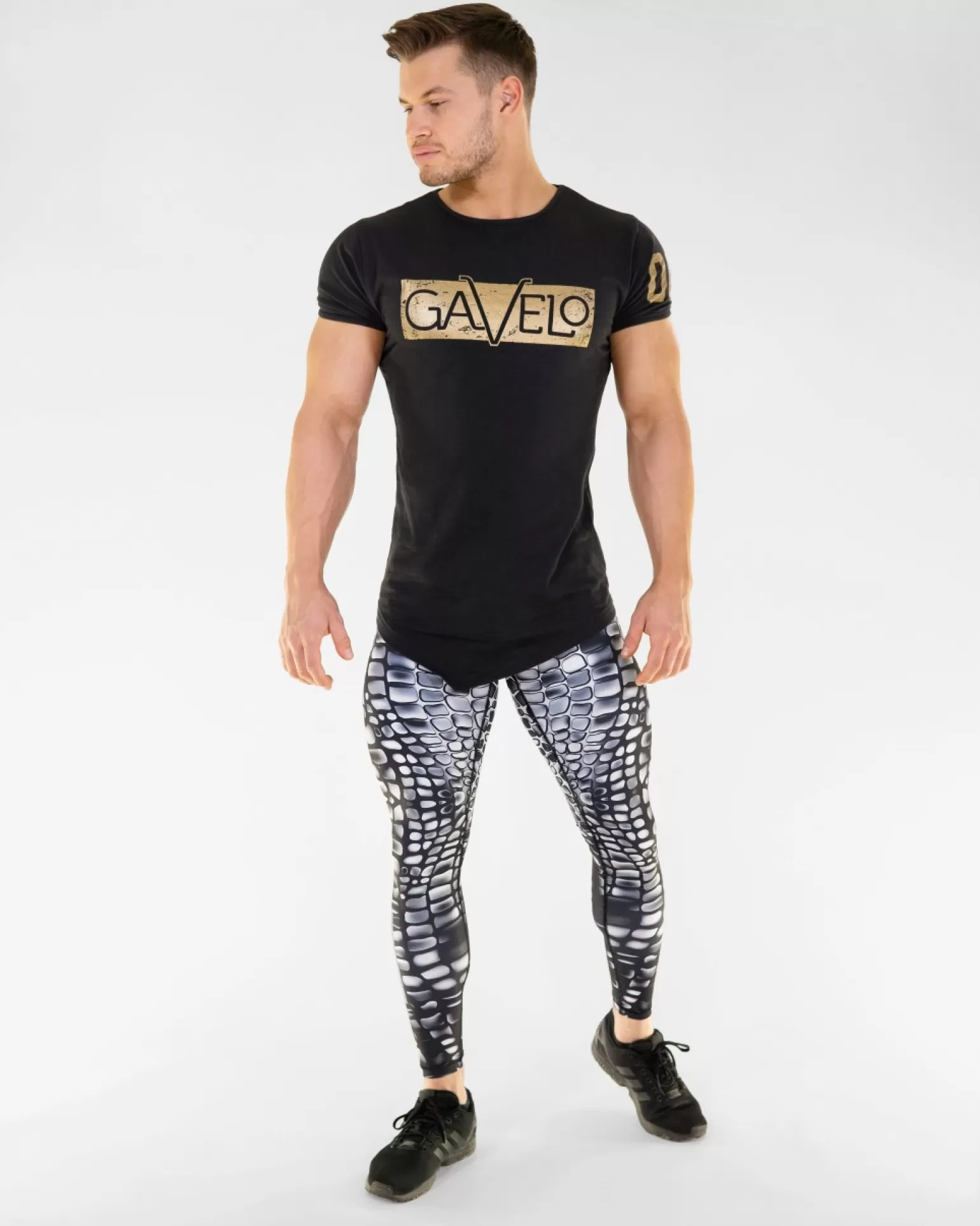 Men Gavelo Compression Leggings^ Marvellizzard Black Compression Leggings