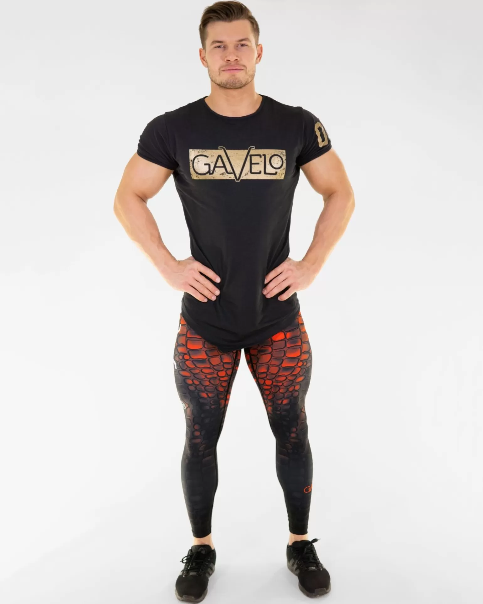 Men Gavelo Compression Leggings^ Marvellizzard Red Compression Leggings