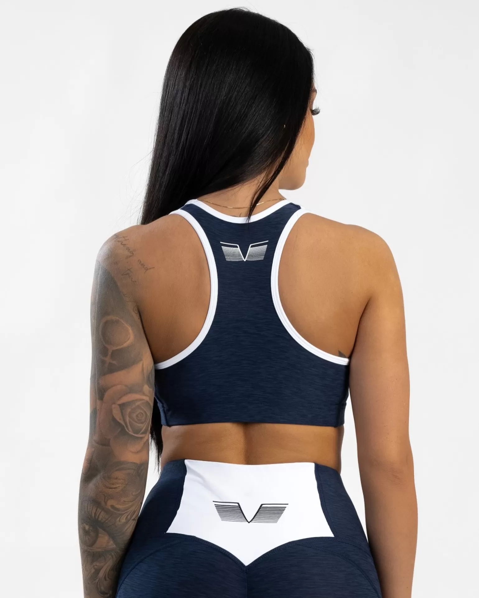 Women Gavelo Sport Bra^ Navy Swirl Sports Bra