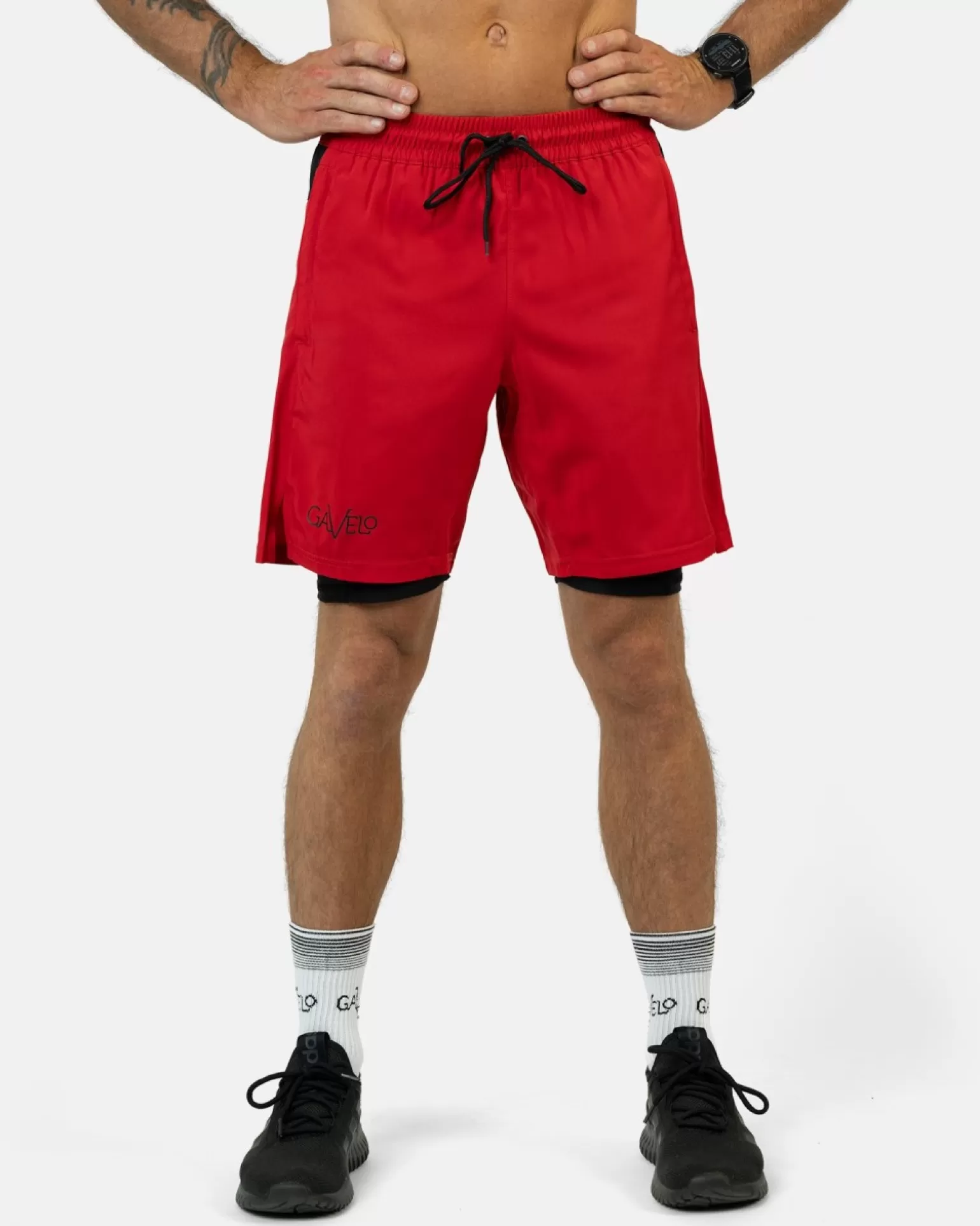 Men Gavelo Shorts^ Performance Shorts Red