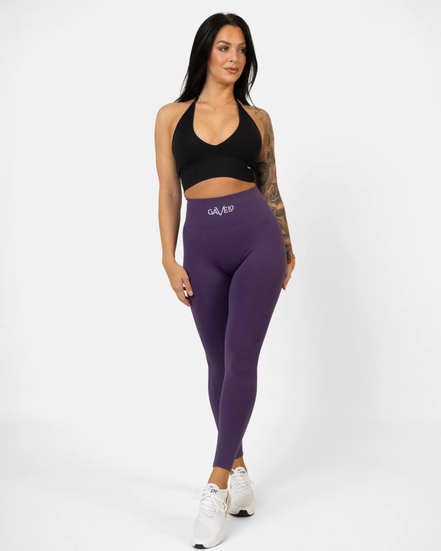 Women Gavelo Seamless Leggings^ Seamless Booster Purple Reign Tights