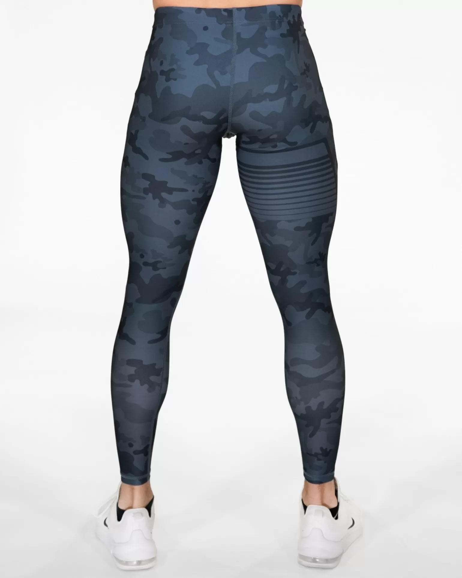 Men Gavelo Compression Leggings^ Sniper Camo Blue Compression Leggings