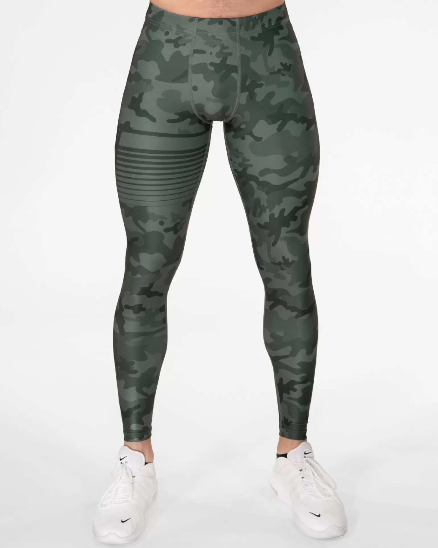 Men Gavelo Compression Leggings^ Sniper Camo Green Compressionstights