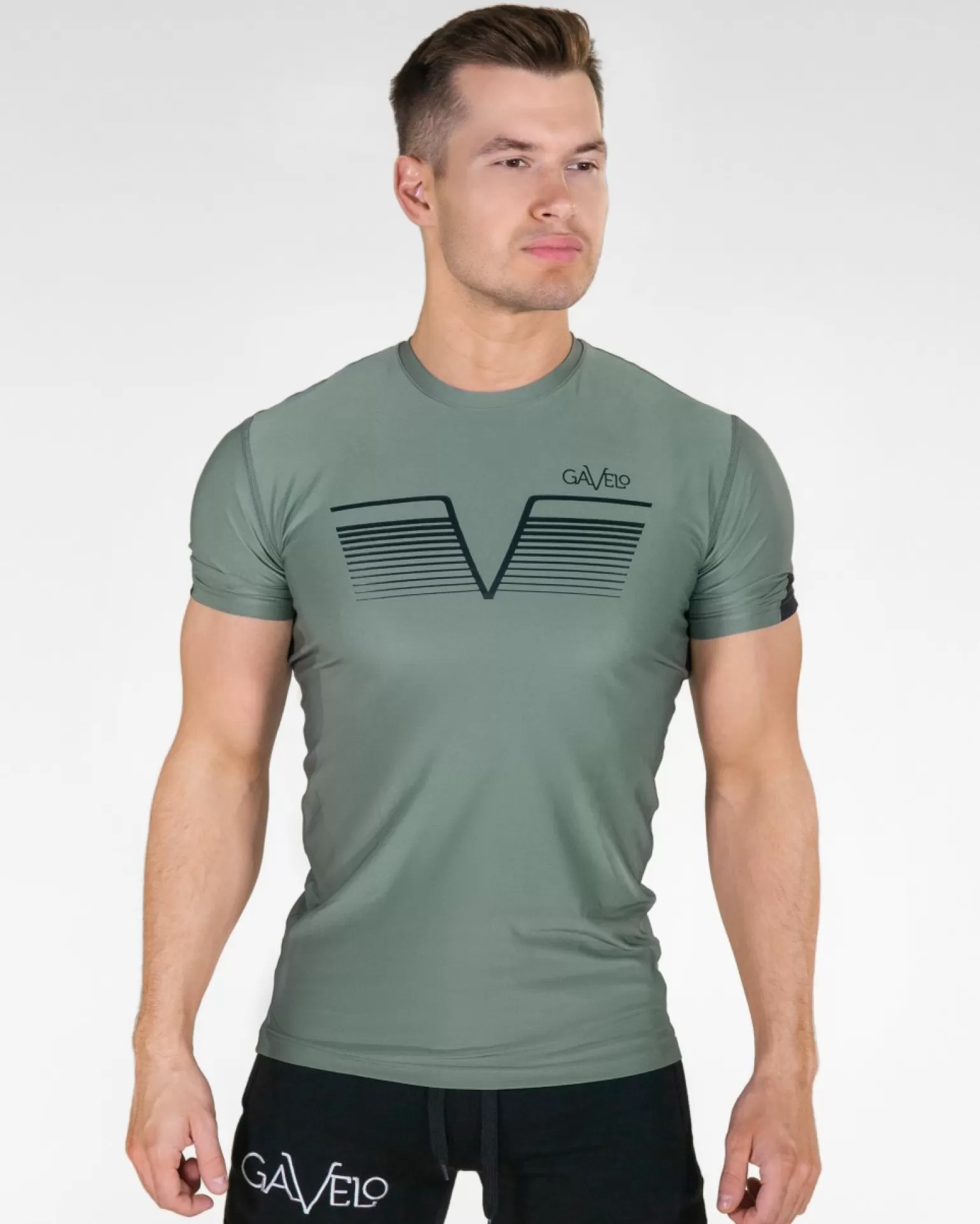 Men Gavelo Tee & Tank^ Sniper Green Rashguard T-Shirt