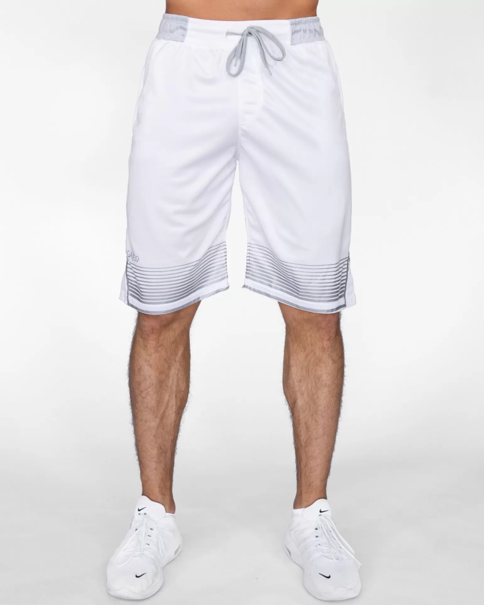 Men Gavelo Shorts^ Sniper White Shorts